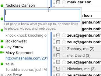 Gchat Oct Google enhances Gchat status feature