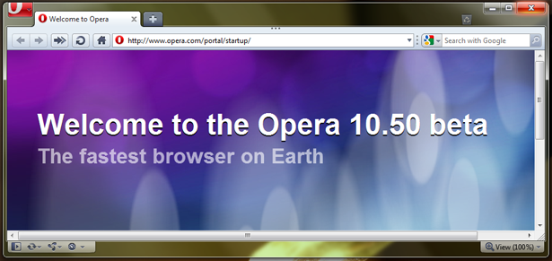 Opera releases 10.50 beta for Windows
