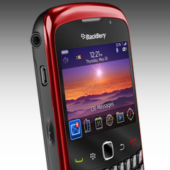 スマートフォン本体 BlackBerry curve 9300 Blackberry Curve 9300 - Black and Silver ( T-Mobile ) Smartphone