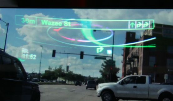 pioneer ar head up display pictures and hands on image 3