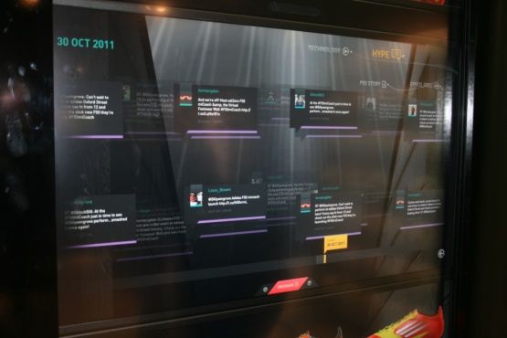 adidas virtual footwear wall pictures and hands on image 2