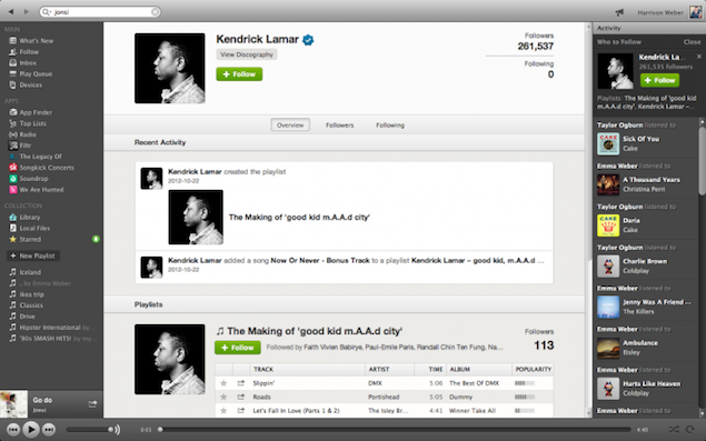 Spotify revamps social features with the ability to follow other users