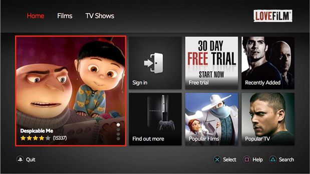 lovefilm 2 0 arrives on ps3 radical changes include redesign and improved search image 2