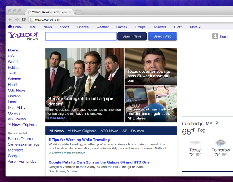 Yahoo News touts new design, customisable stream and speed improvements