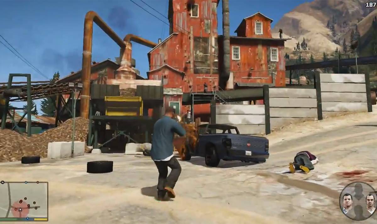 GTA V gameplay walkthrough released: Who needs PS4 or Xbox One?, image size:1200x714