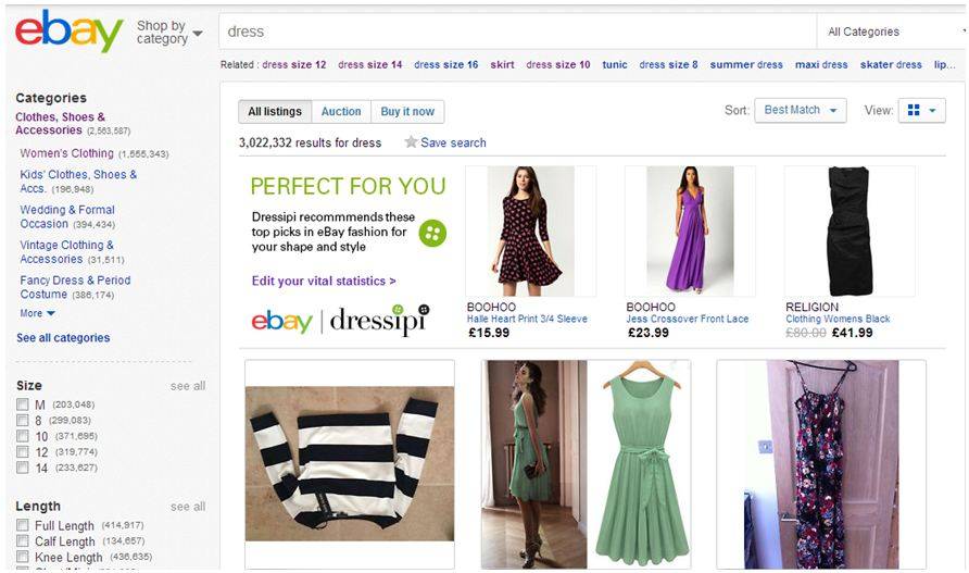 eBay trials fashion personalisation tech, get suggestions based on ...