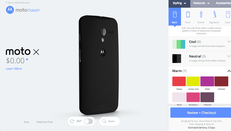 Custom design Motorola Moto X: We test out Moto Maker