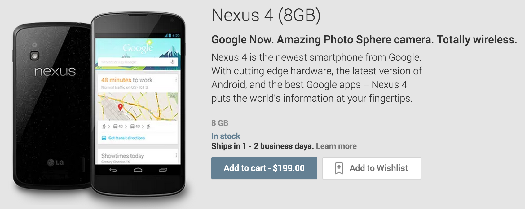 nexus 4 sees 100 price slash on google play 8gb version now 199 in lowest price yet image 2