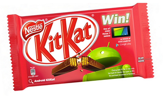 KitKat is the next version of Android, says Google and Nestle