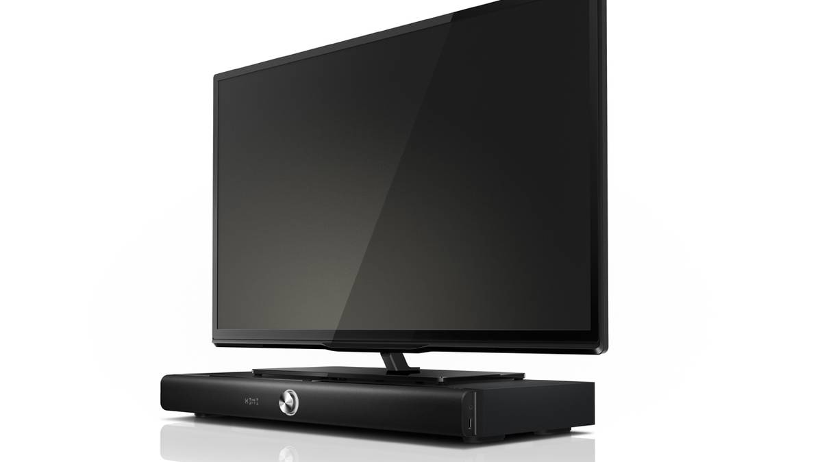 Philips SoundStage: Compact speaker system in a TV pedestal, integrated ...