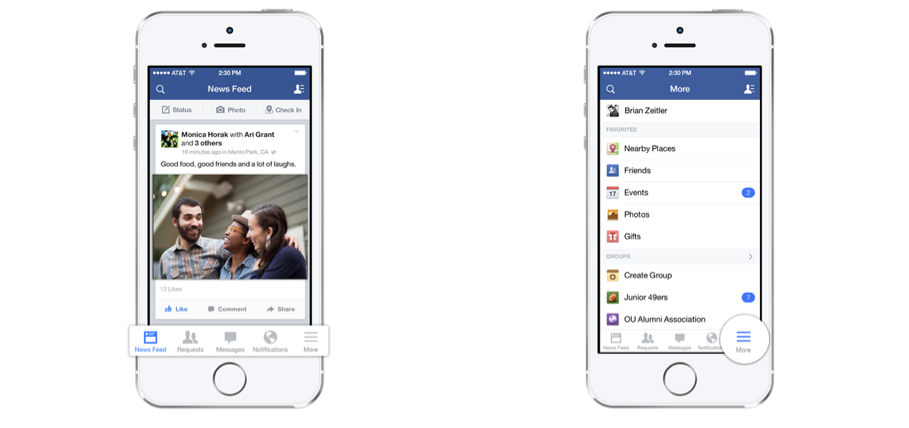 social network addicts twitter and facebook apps given ios 7 like revamp image 3