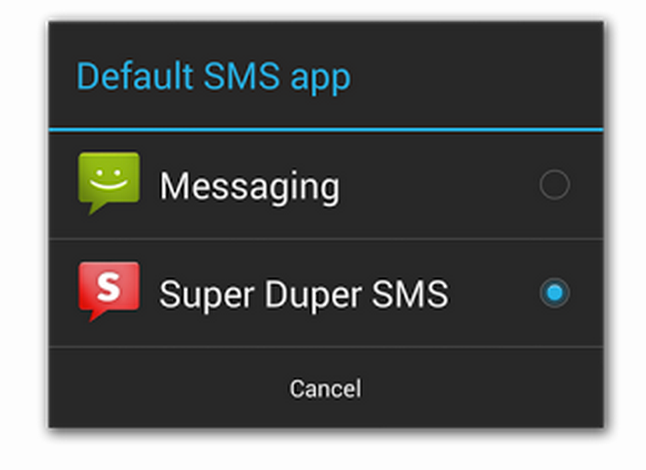 android 4 4 kitkat will allow third party messaging apps to act as default image 2