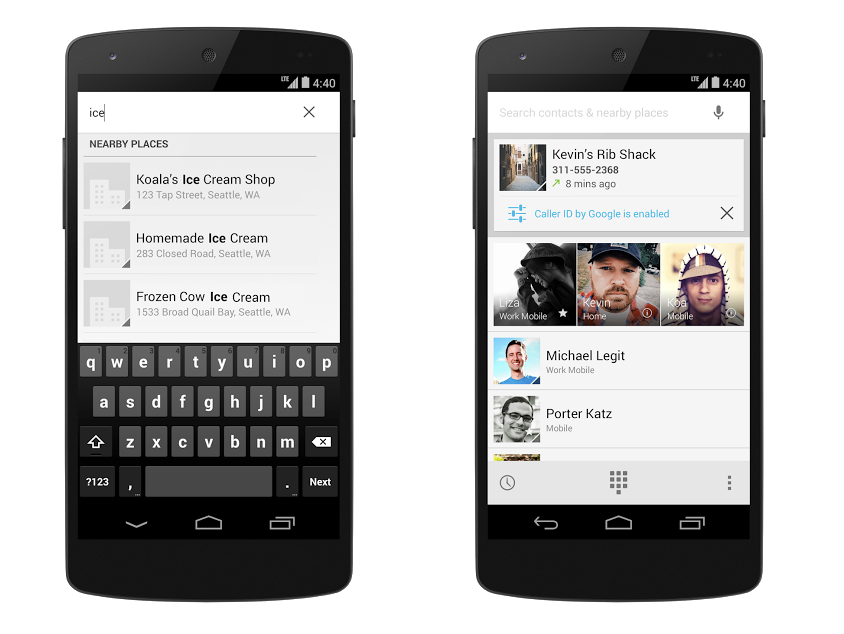 Android 4.4 KitKat will show Google+ photos for incoming calls in 2014