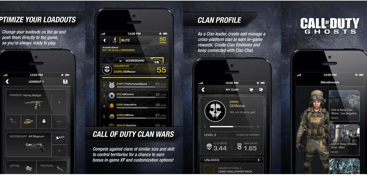 Call of Duty: Ghosts companion app for iOS, Android and WP8 released