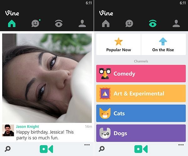 twitter releases vine on windows phone with a few exclusive features image 2