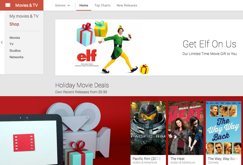 need a little christmas spirit elf movie is now free on us google play image 2