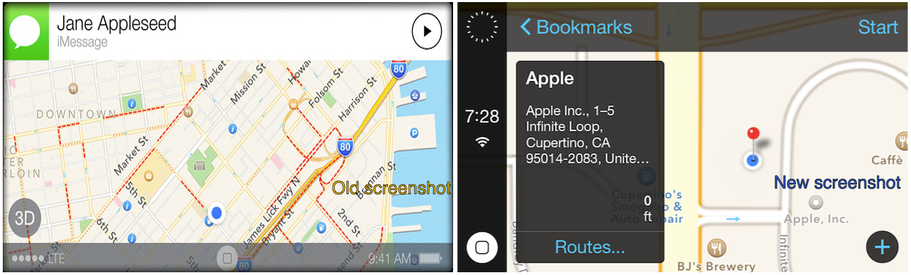screenshots give closer look at apple s unreleased ios in the car image 6