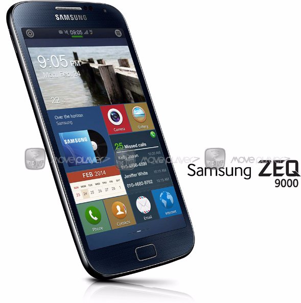 samsung s first tizen smartphone shown off in leaked photo revealing 4 8 inch hd display image 2