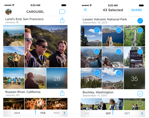 dropbox carousel app unveils for android and ios letting you back up view and share photos image 3
