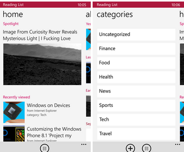 microsoft s movie moments and reading list apps for windows phone 8 1 now out image 2