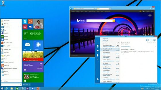 windows 9 threshold preview coming this year with default mini start menu for desktops image 2