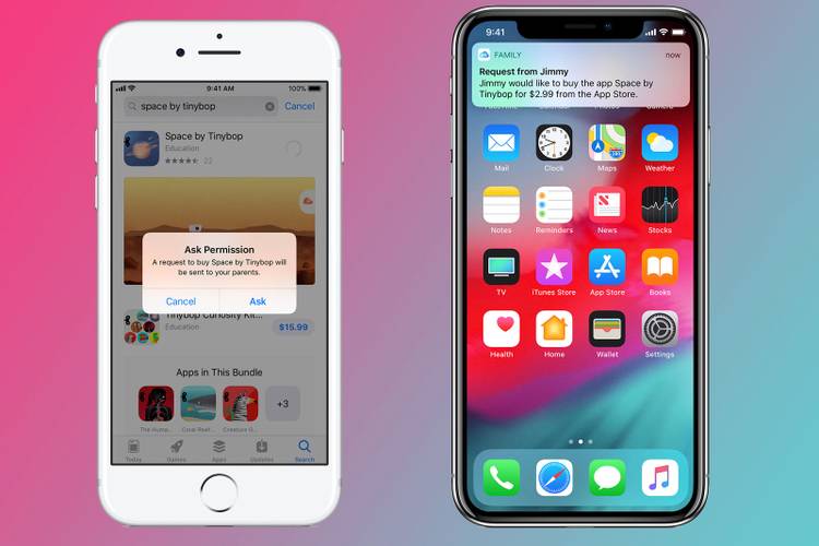 What is Apple's Family Sharing feature and what is shared?