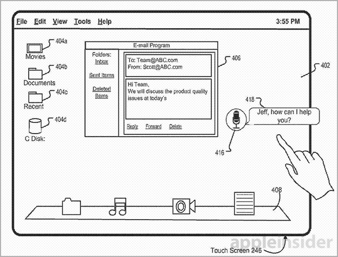 apple imagined a powerful siri for mac that is voice prompted reveals patent image 2