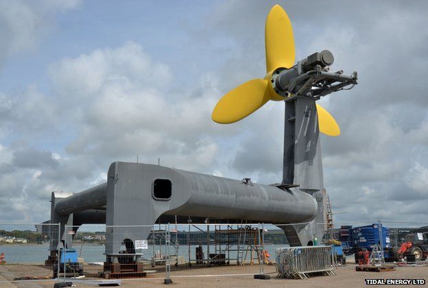 sea turbine unveiled to use tide as power for thousands of uk homes image 2