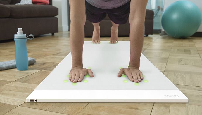 beacon smart yoga mat teaches perfect technique by detecting weight distribution image 3