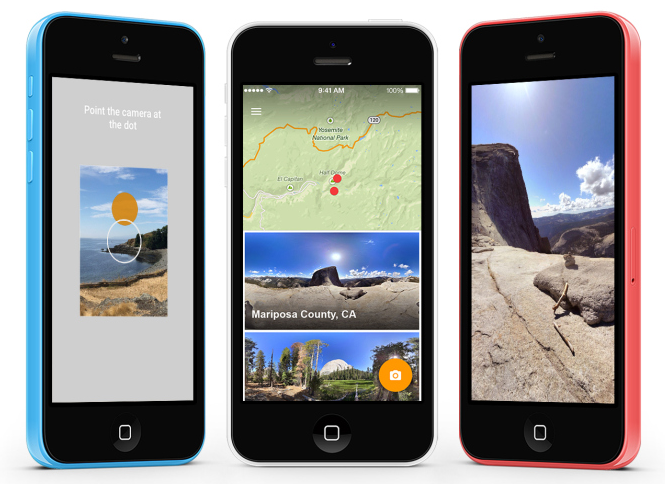 google s photo sphere camera feature now available as new iphone app image 2