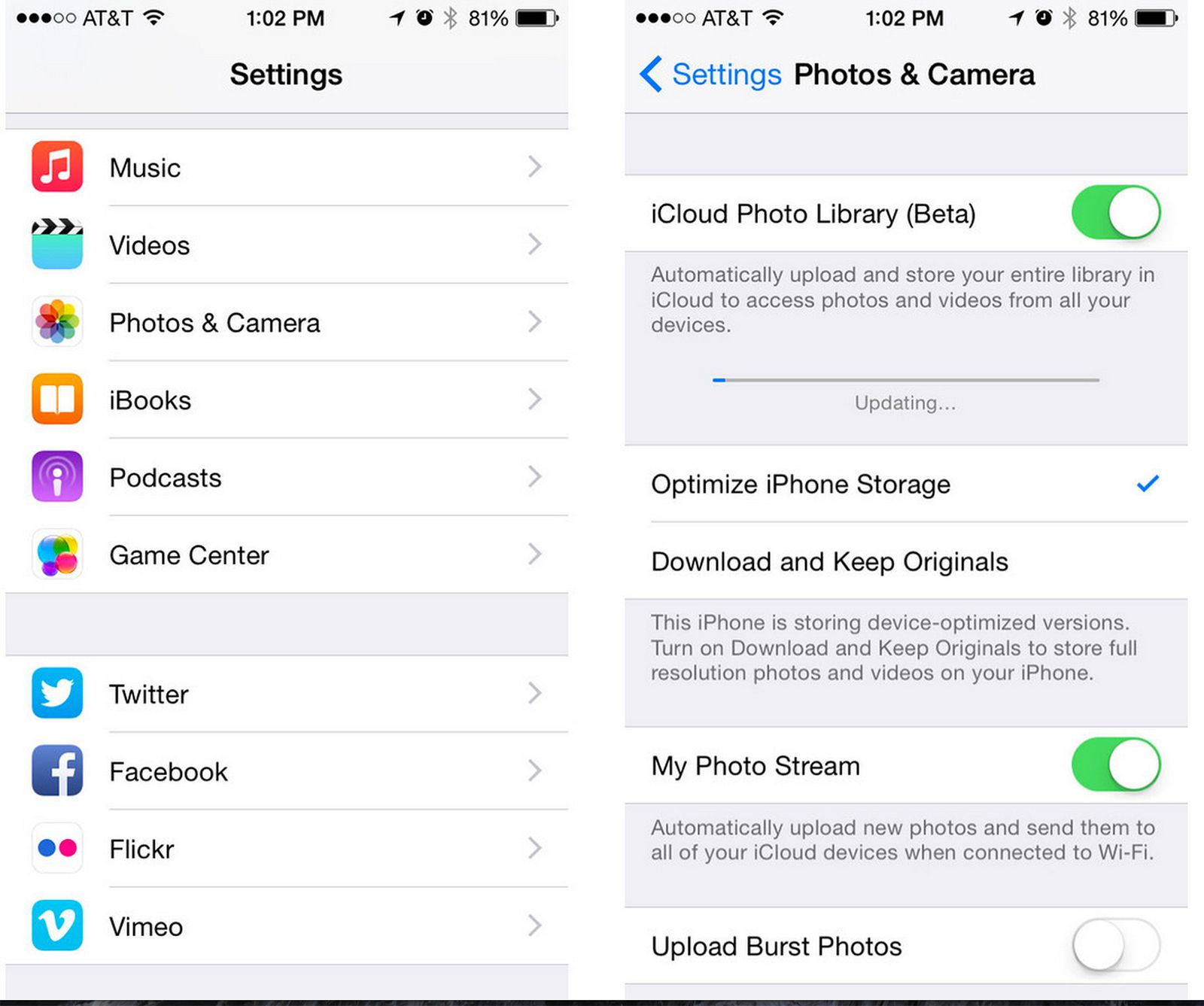 what is apple icloud photo library in beta and how does it work image 2