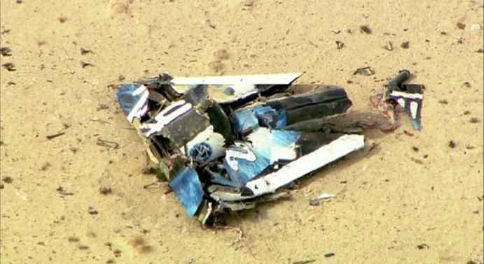 virgin galactic spaceshiptwo crashes in desert during test at least one dead image 3
