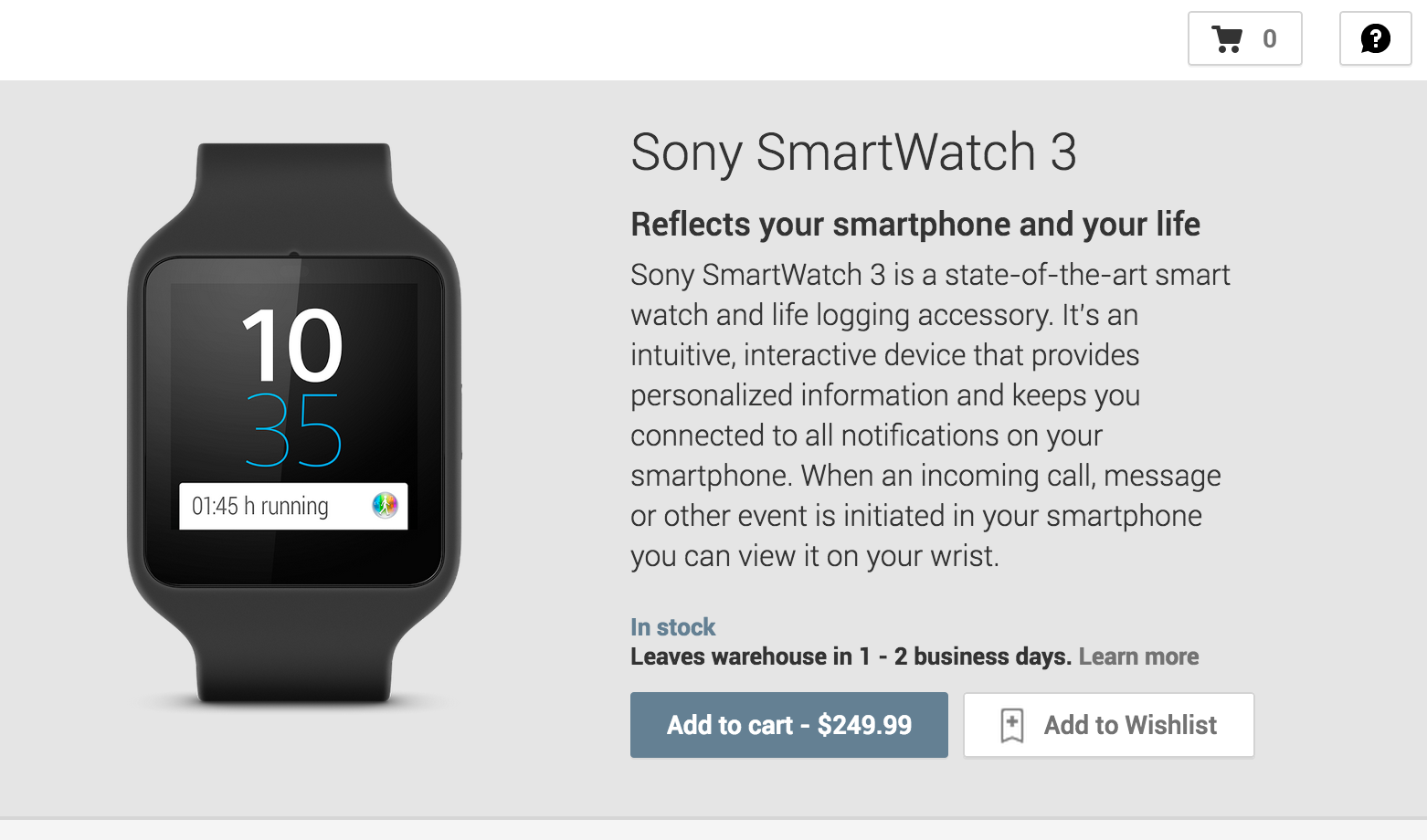 you can now buy sony s smartwatch 3 from google play store image 2