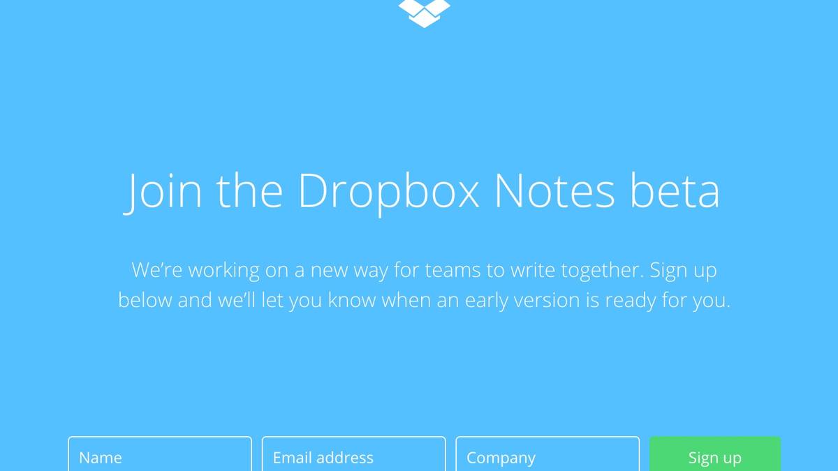 Dropbox is working on a beta note-taking service for collaborators ...
