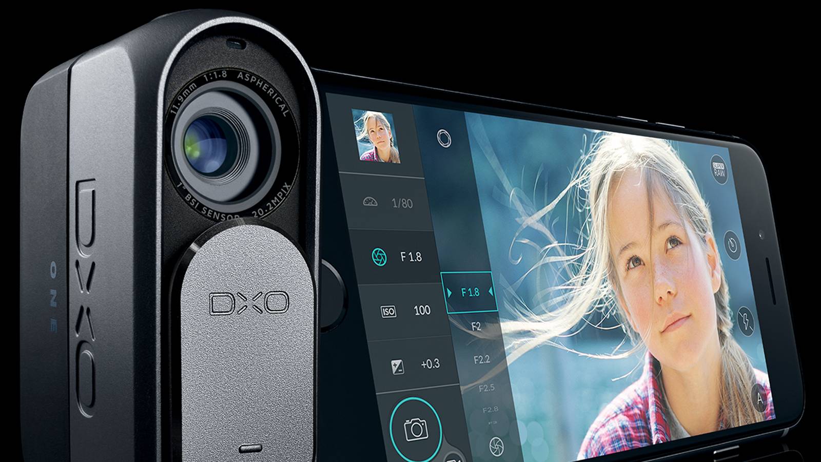 Turn your iPhone or iPad into a full 1-inch 20MP sensor DSLR with 