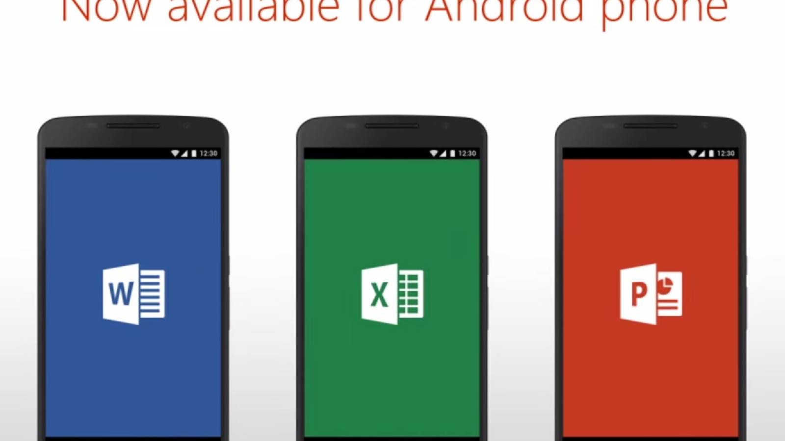 Office Phone Apps Example Microsoft Office officially launches for Android phone, includes three ...
