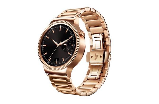 Huawei's gold-plated Android Wear watch works with... iPhone?