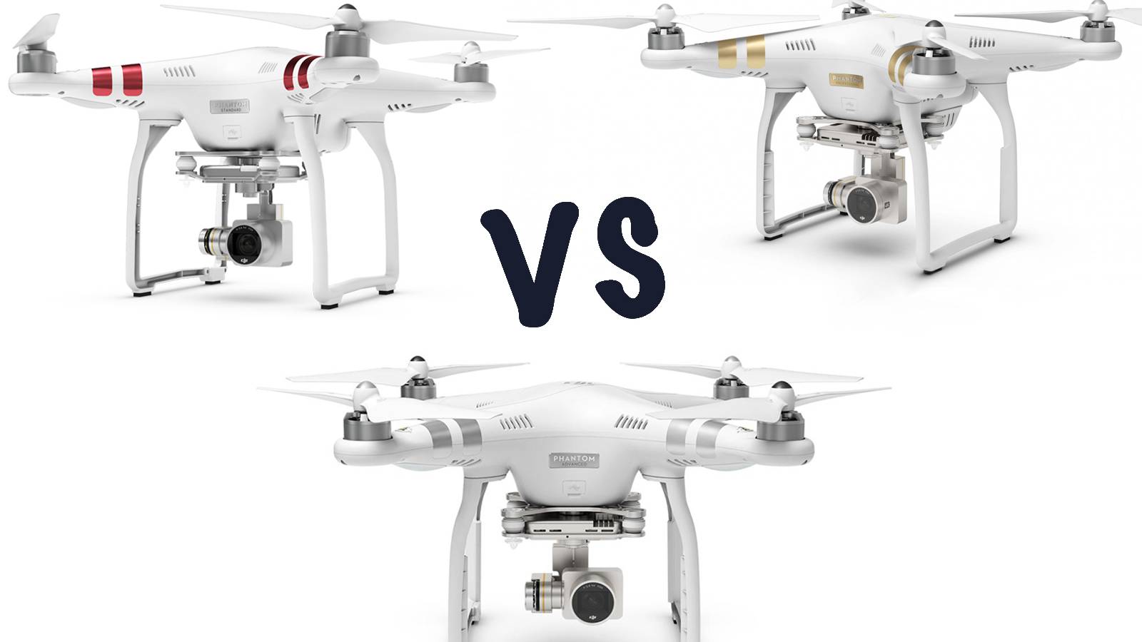 DJI Phantom 3 Standard vs Advanced vs Professional : What