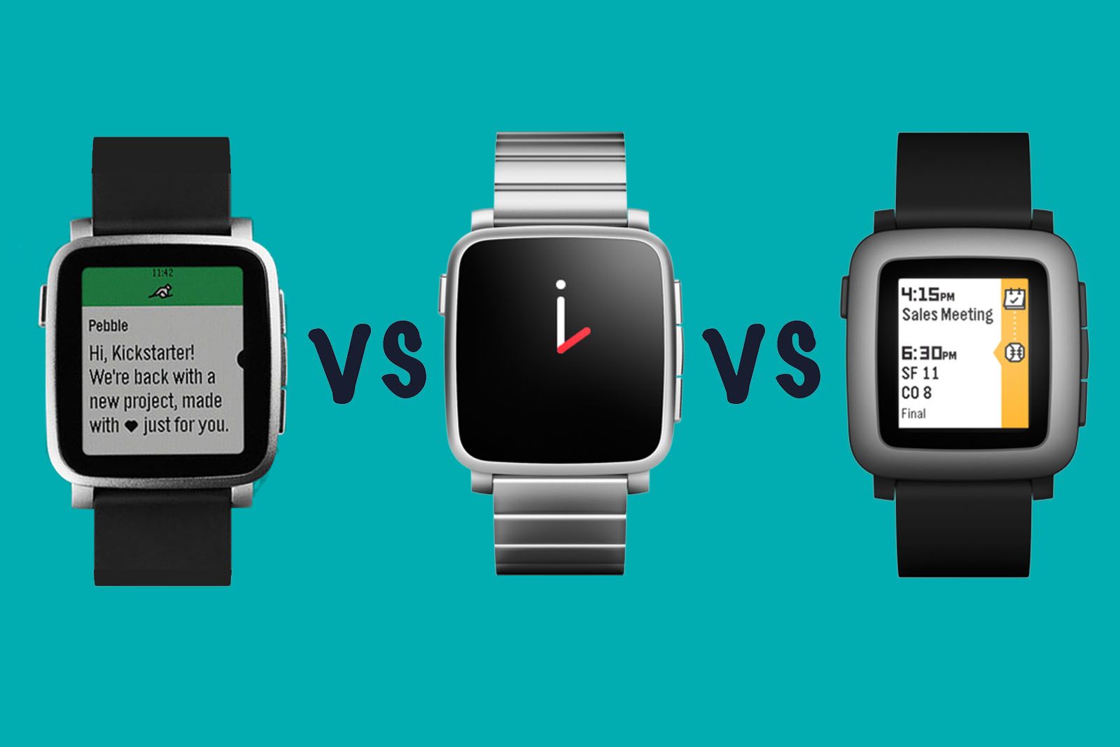 Pebble time steel Is there a better looking Pebble than the Pebble Time Steel  main image 2