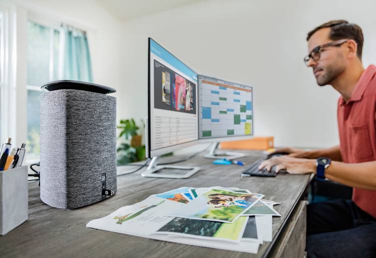 HP Elite Slice is a stylish modular PC that is far from beige, while ...