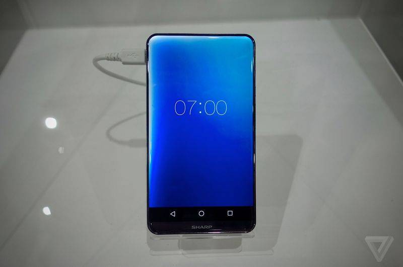 Sharp's new concept phone has curved corners and looks utterly gorgeous