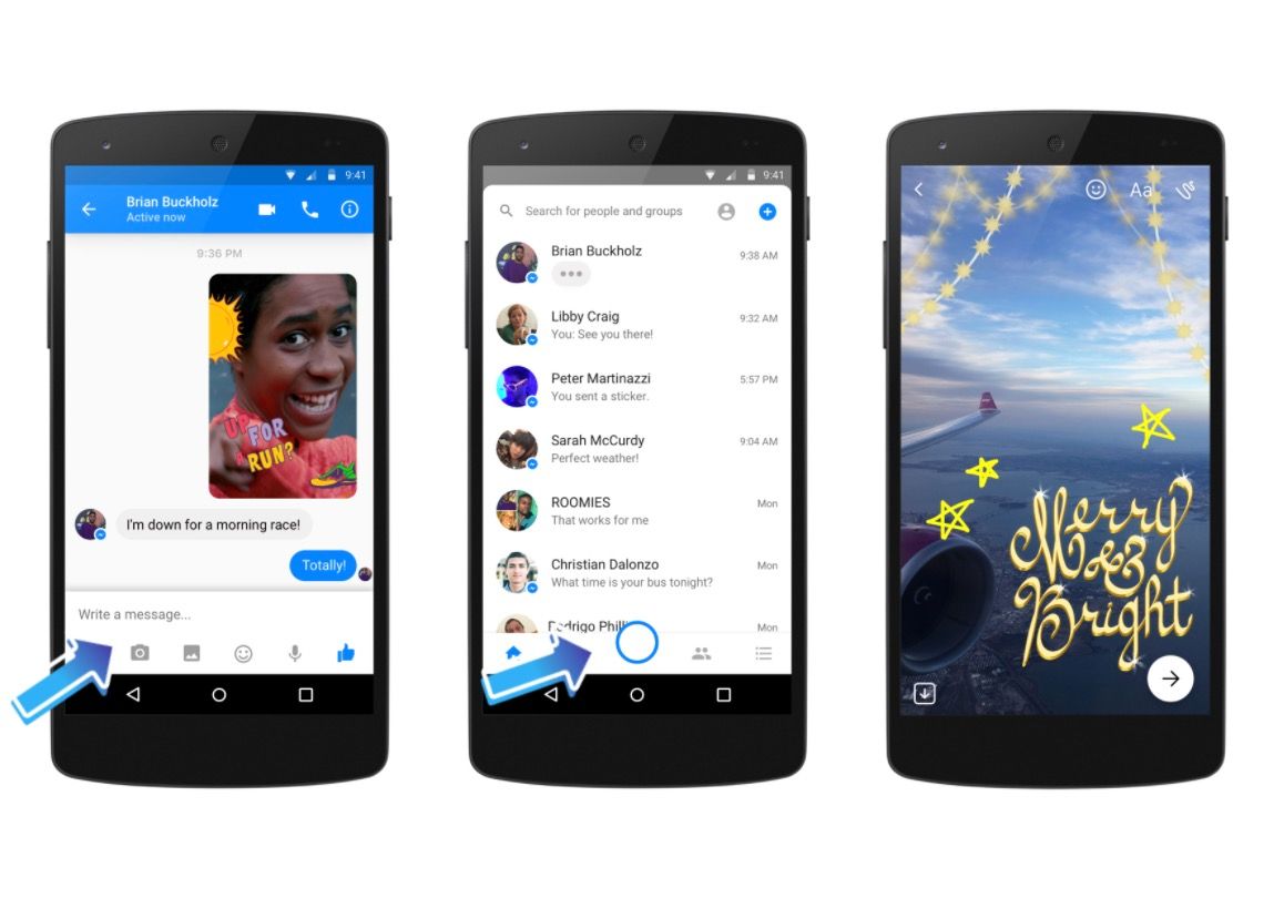 facebook messenger here s how to use those new snapchat like lenses image 2