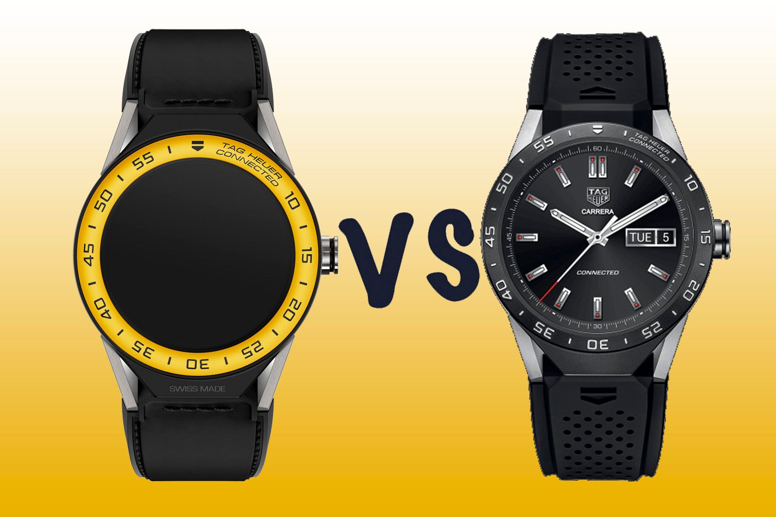 Tag Heuer Connected Modular 45 vs Tag Heuer Connected 46: What's