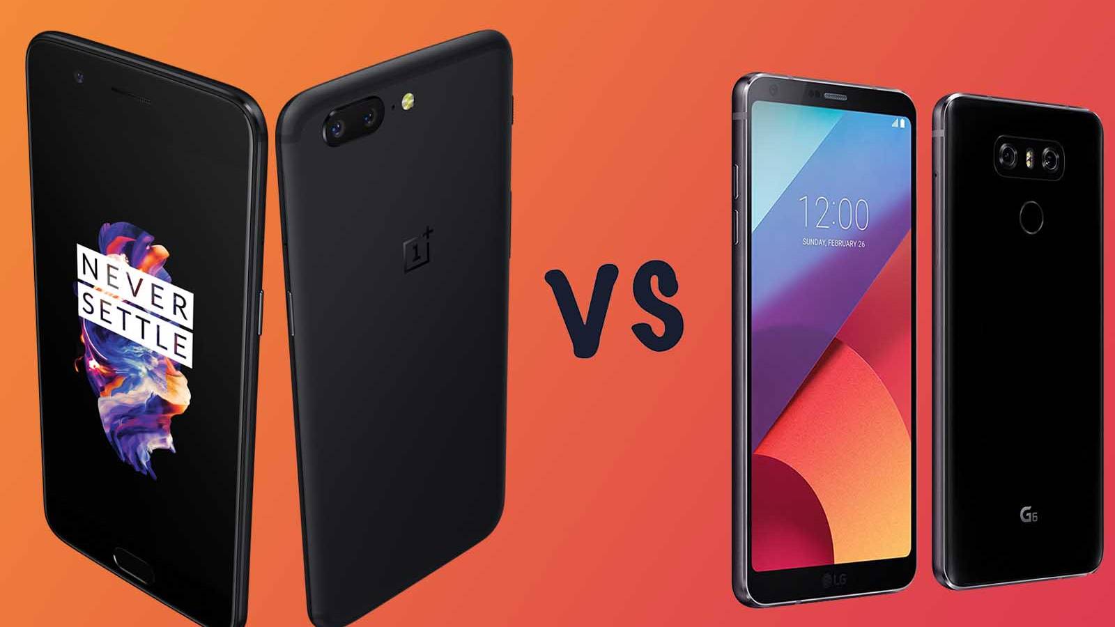 OnePlus 5 vs LG G6: What's the difference?