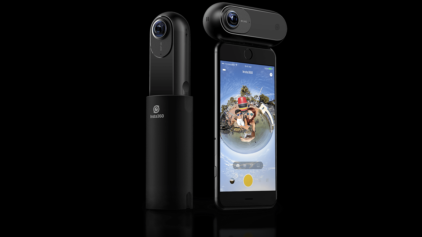 Insta360 One is a 360-degree 4K camera with a 'bullet time' mode