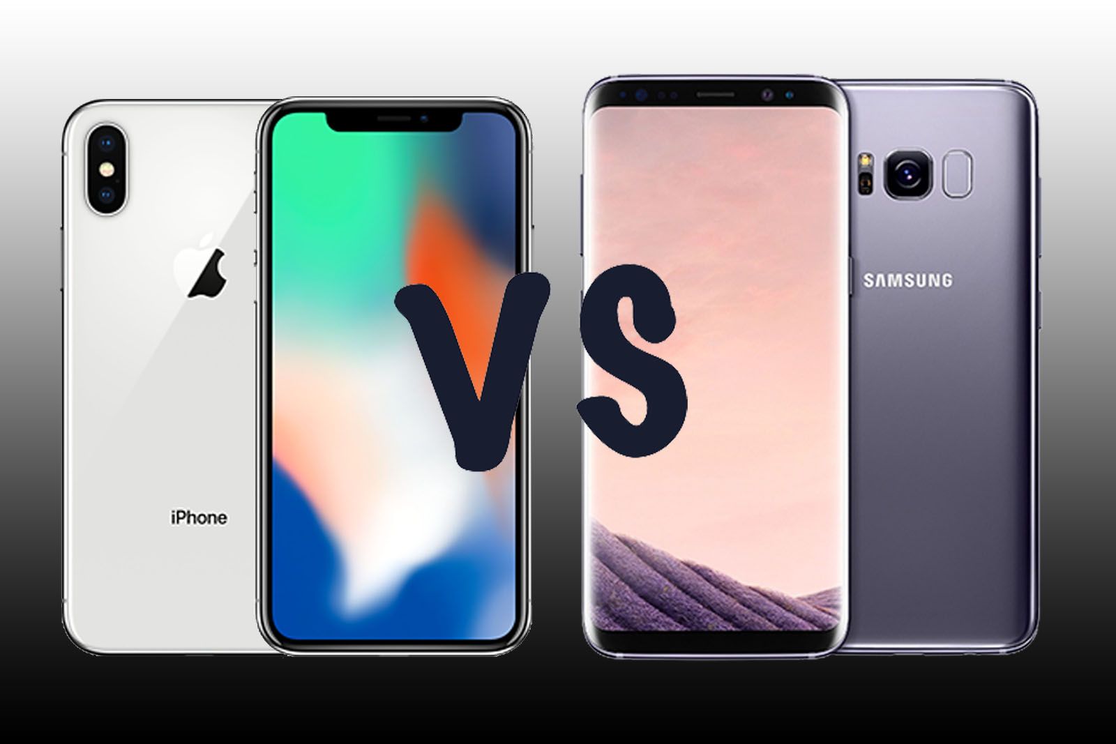 Apple iPhone X vs Samsung Galaxy S8: Pistols at dawn for the