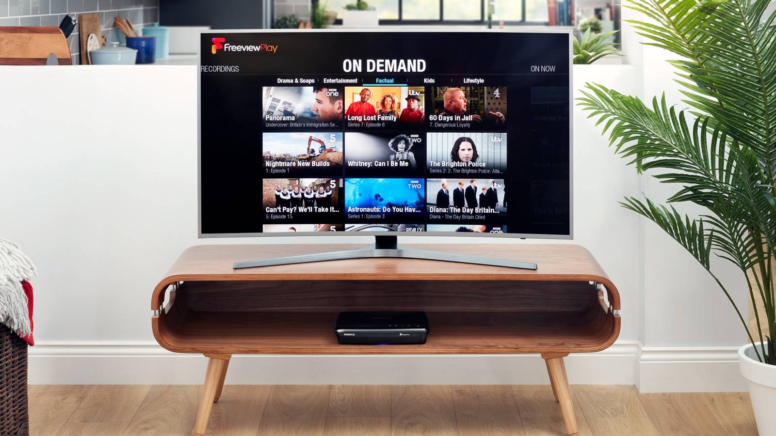 Humax 5000T Freeview Play box gives you four channel recording, Netflix ...