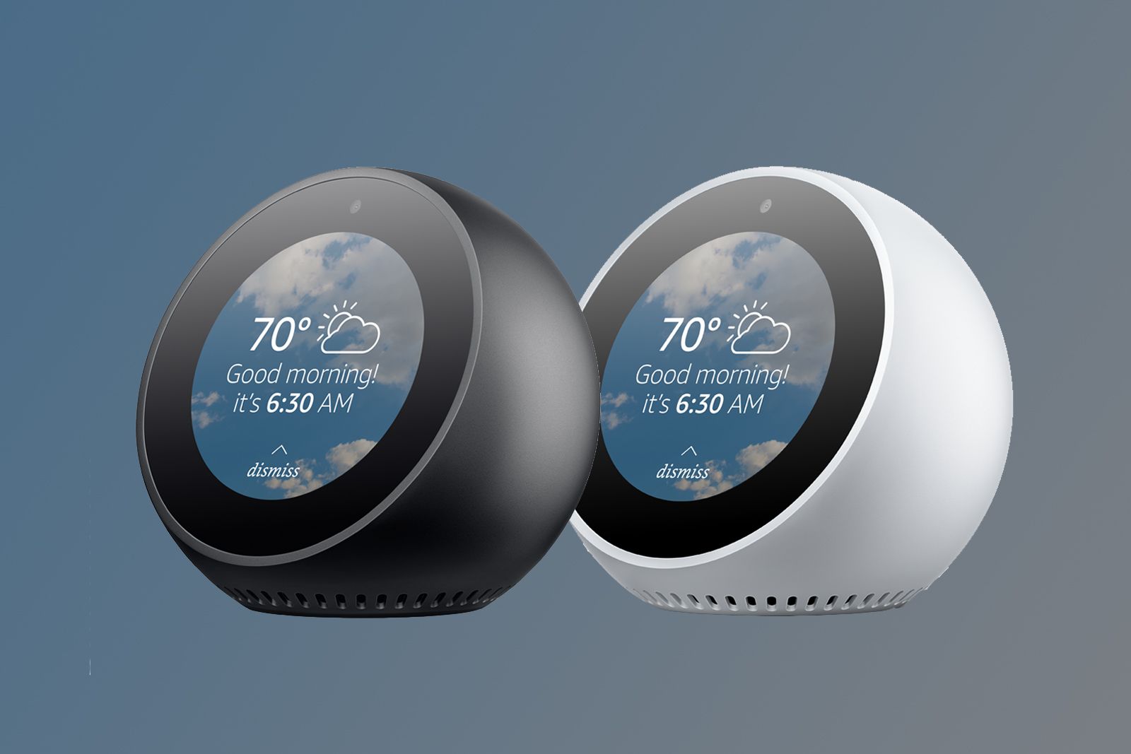 Whoa! Amazon's new Echo Spot is an Echo Dot-sized Echo Show