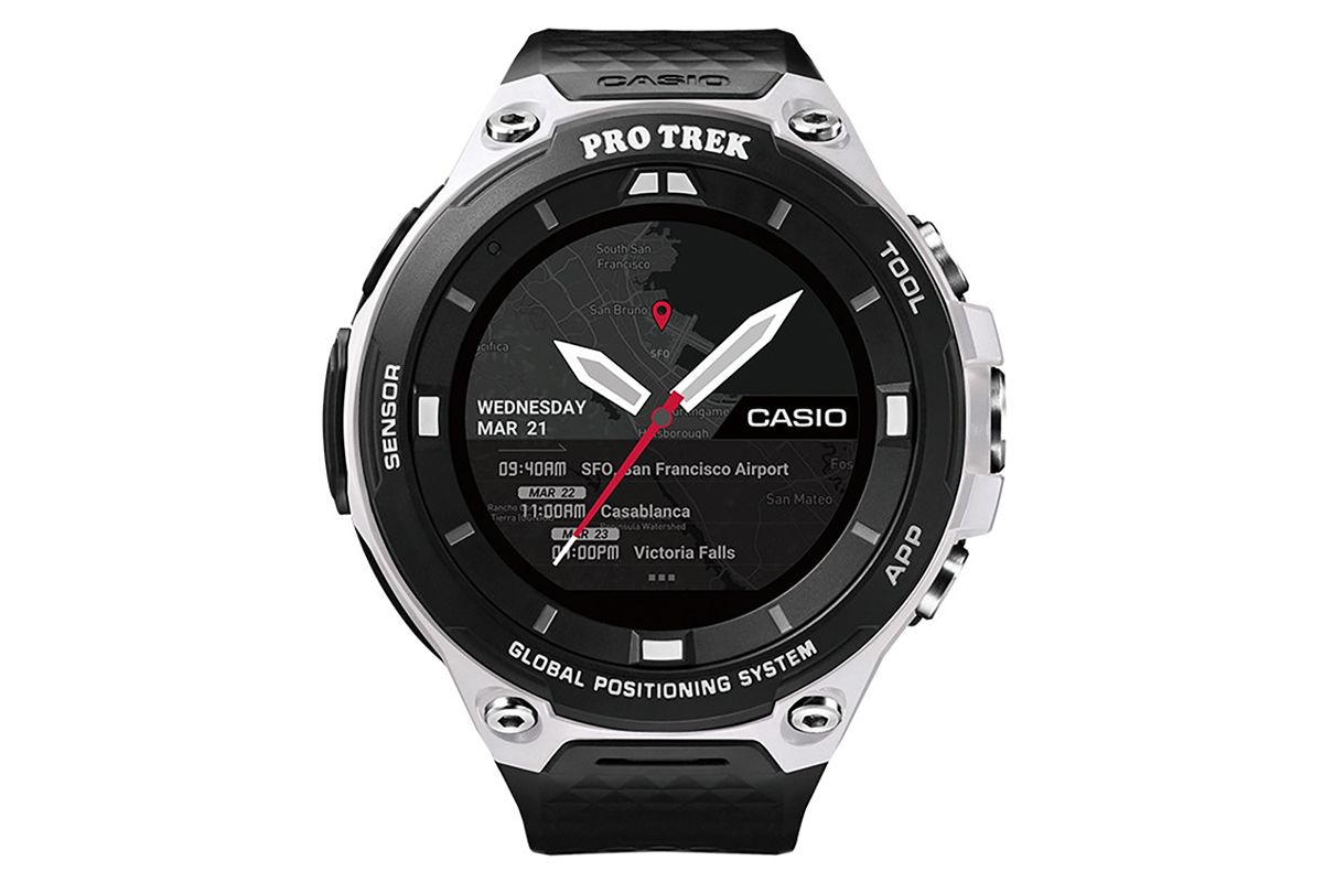 Casio Pro Trek WSD-F20-WE Android Wear smartwatch available in
