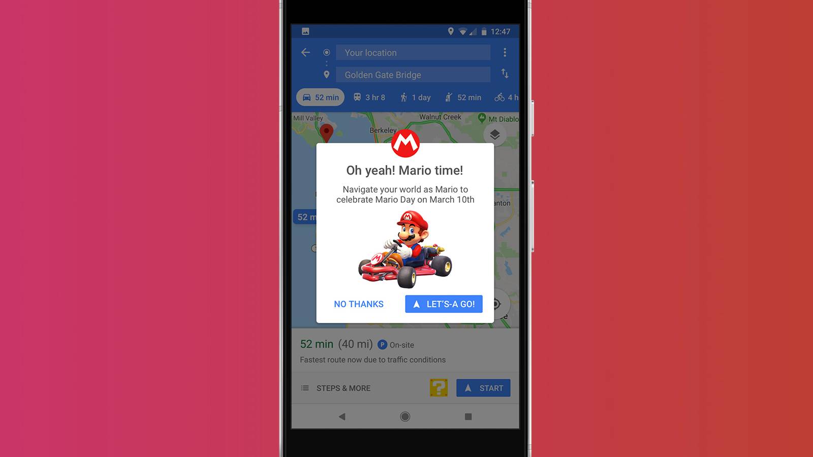 Mario in Google Maps: How to find Mario Time and its Easter egg